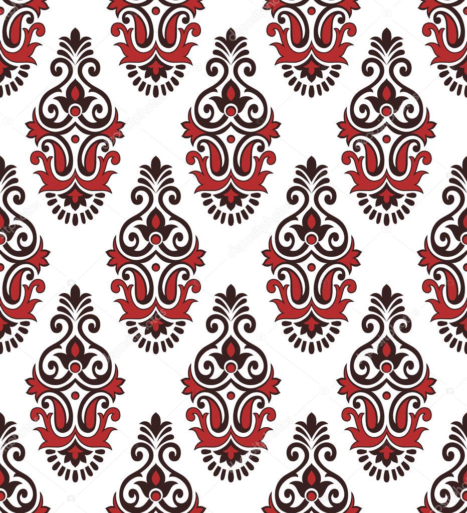 Seamless damask pattern design