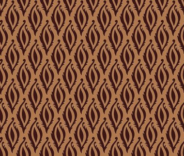Dikişsiz kahverengi şirin desen