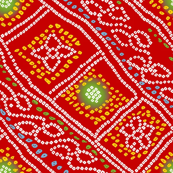 Sömlös Traditionella Indiska Textila Mönster — Stockfoto