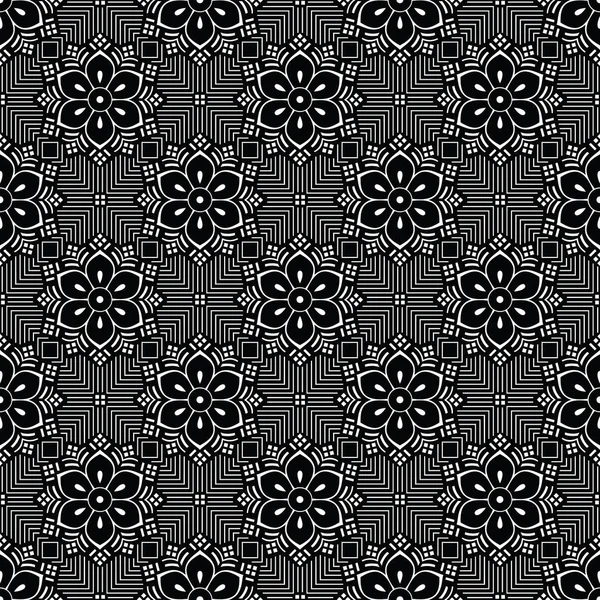 Květinové bezešvé pattern design — Stockový vektor