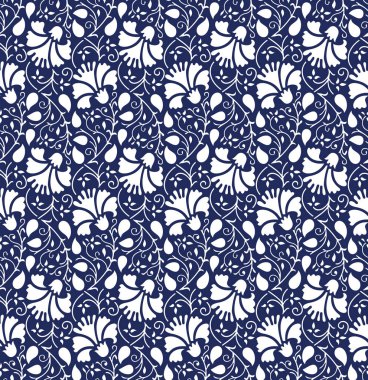 Kusursuz vektör çiçek deseni