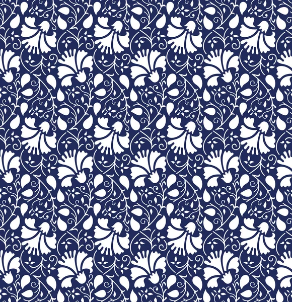 Seamless vector floral pattern — Stock Vector