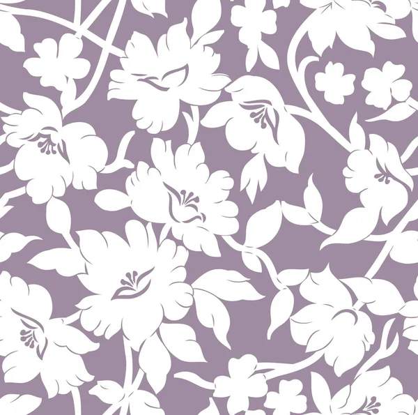 Model floral vectorial fără sudură — Vector de stoc