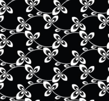 Sorunsuz sevimli çiçek desenli