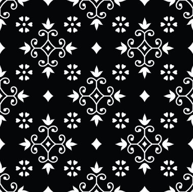 Dikişsiz karanlık şirin süs desen