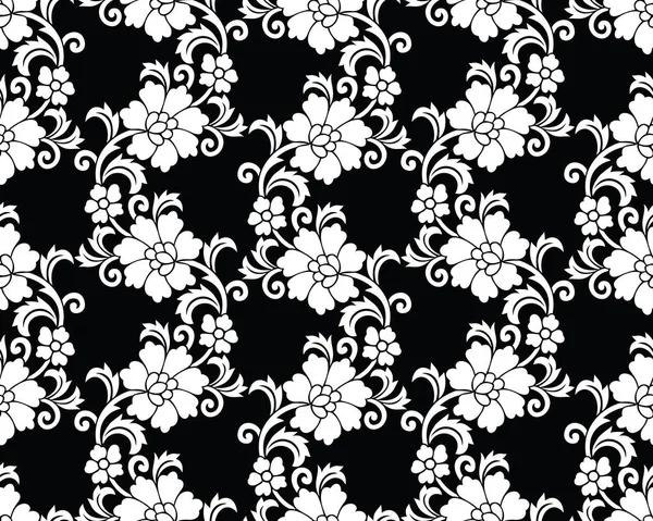 Seamless vector floral pattern — Stock Vector