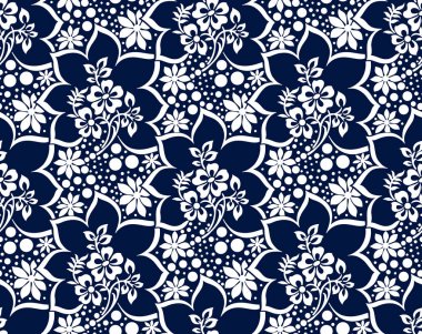 Dikişsiz damask vektör duvar kağıdı