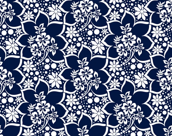 Wallpaper damask vektor mulus - Stok Vektor