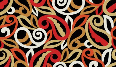 Pürüzsüz parlak desenli desenler.