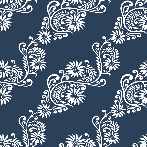 Design Padrão Floral Vetor Sem Costura — Vetor de Stock