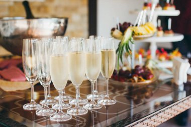 Düğün için düzenleme masa, yakın çekim