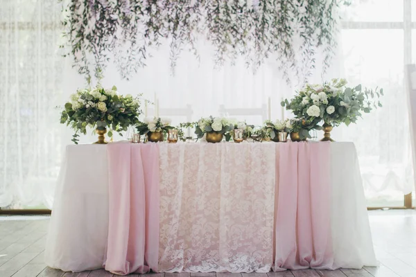Vackert Bröllop Dag Dekoration Decor — Stockfoto