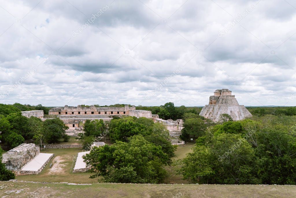 Uxmal, ruined ancient Maya city in Yucatan state, Mexico, designated a World Heritage site in 1996