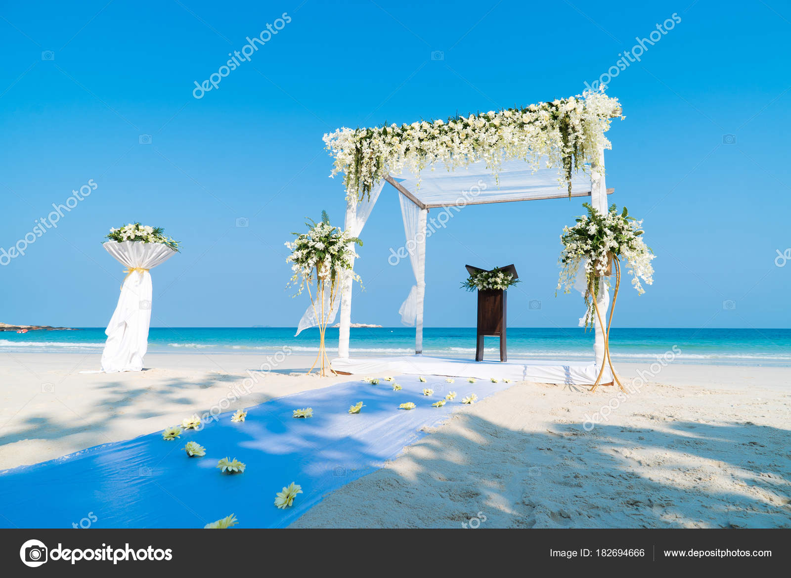 Beach Wedding Gazebo Decorating Ideas Floral Flowers