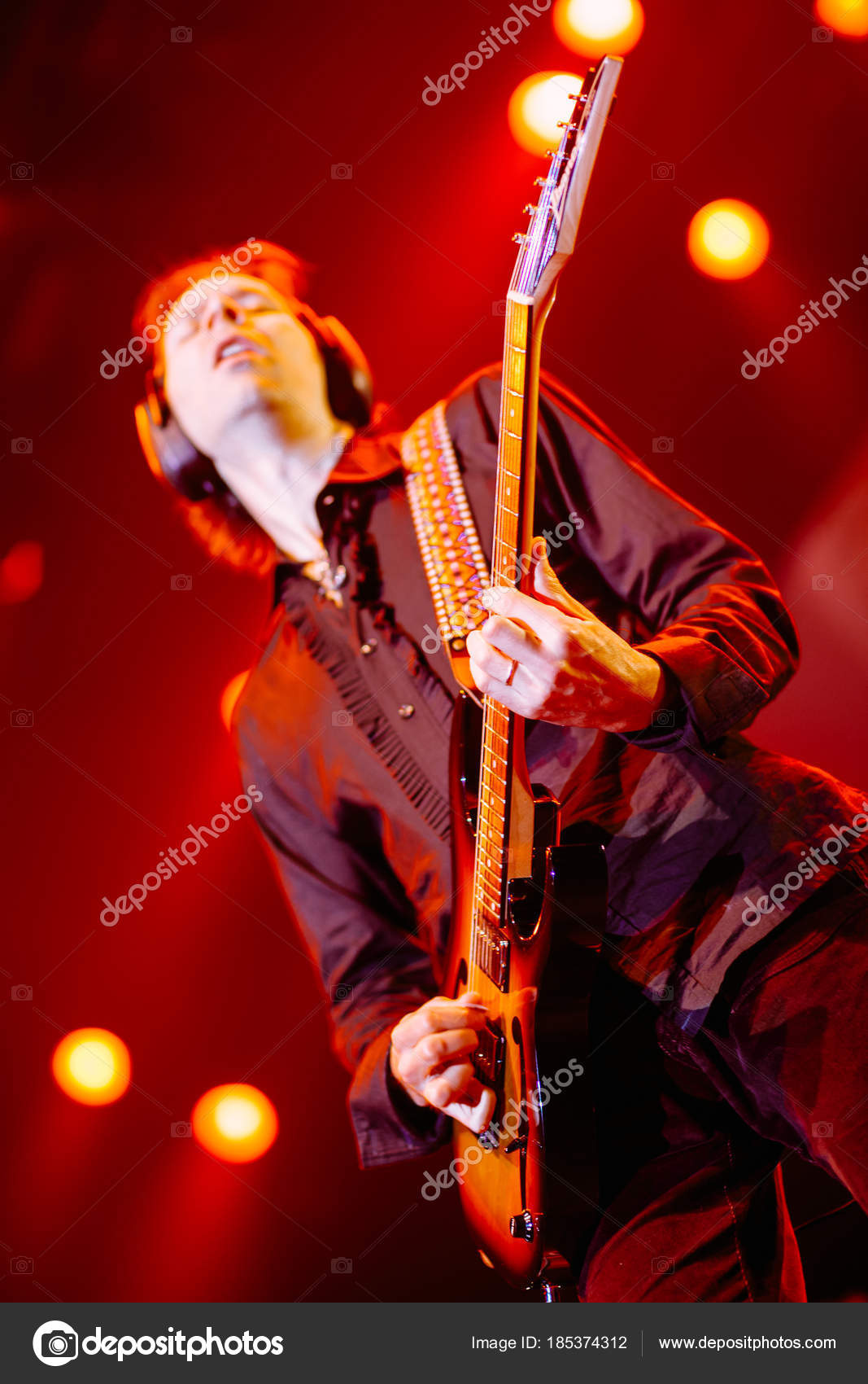 Bangkok Thailand October 09 Paul Gilbert Solo Big Live Bangkok Stock Editorial Photo C Mrseksan