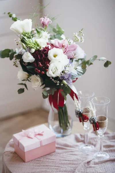 Bellissimo Bouquet Della Sposa — Foto Stock