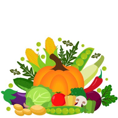 vektör sebze illüstrasyon