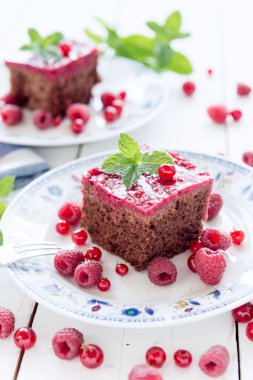 Ahududu Frenk üzümü ribes kek