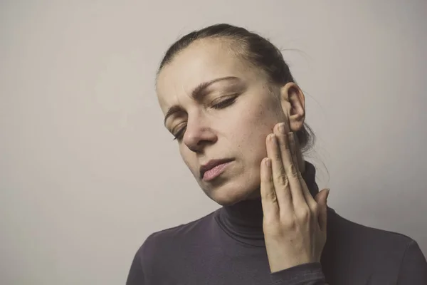 Зубний Біль Жінки — стокове фото