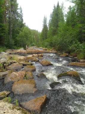Yaz saatinde olkha Nehri 