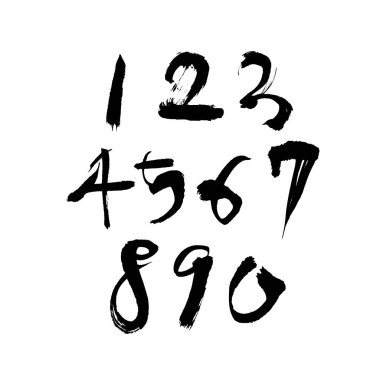 vektör yazı tipleri / el yazısı kaligrafi 