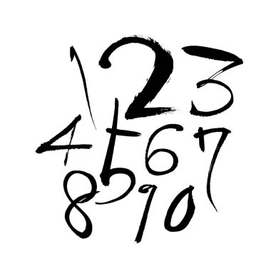 vektör yazı tipleri / el yazısı kaligrafi 