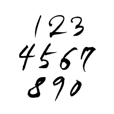 vektör yazı tipleri / el yazısı kaligrafi 