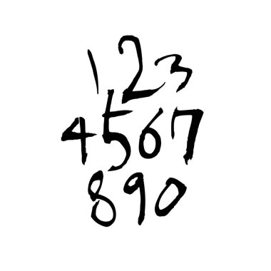 vektör yazı tipleri / el yazısı kaligrafi 