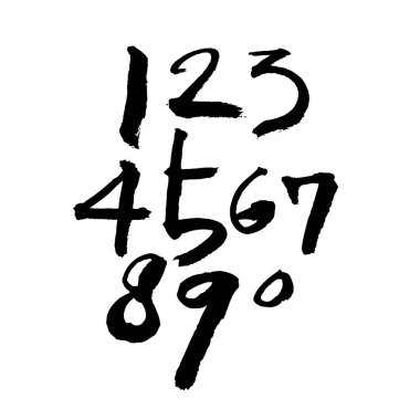 vektör yazı tipleri / el yazısı kaligrafi 