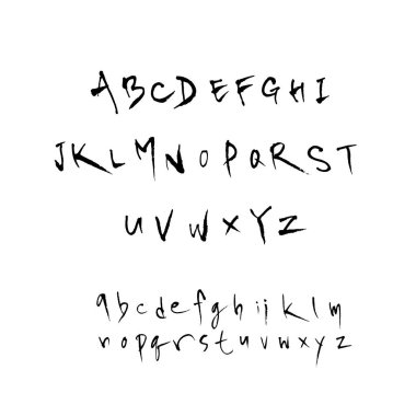 vektör yazı tipleri / el yazısı kaligrafi