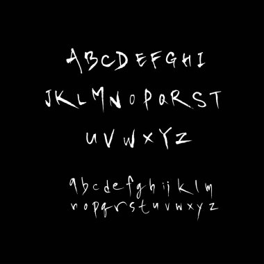 vektör yazı tipleri / el yazısı kaligrafi