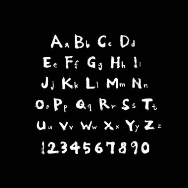 vektör yazı tipleri / el yazısı kaligrafi