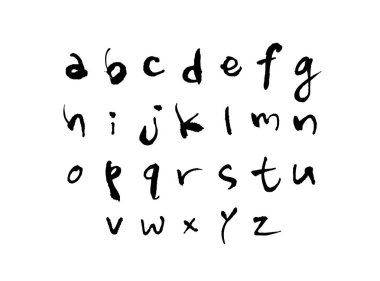 vektör yazı tipleri / el yazısı kaligrafi