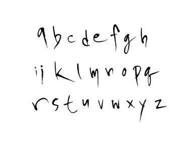 vektör yazı tipleri / el yazısı kaligrafi