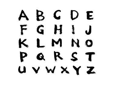 vektör yazı tipleri / el yazısı kaligrafi