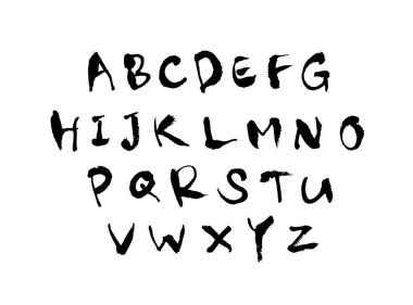 vektör yazı tipleri / el yazısı kaligrafi