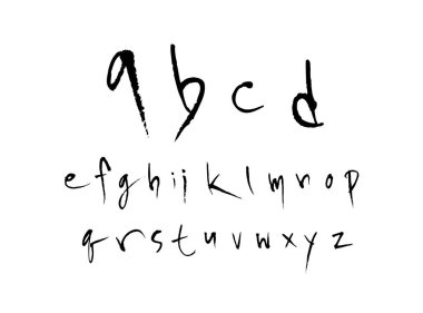 vektör yazı tipleri / el yazısı kaligrafi