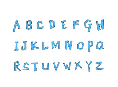 vektör yazı tipleri / el yazısı kaligrafi