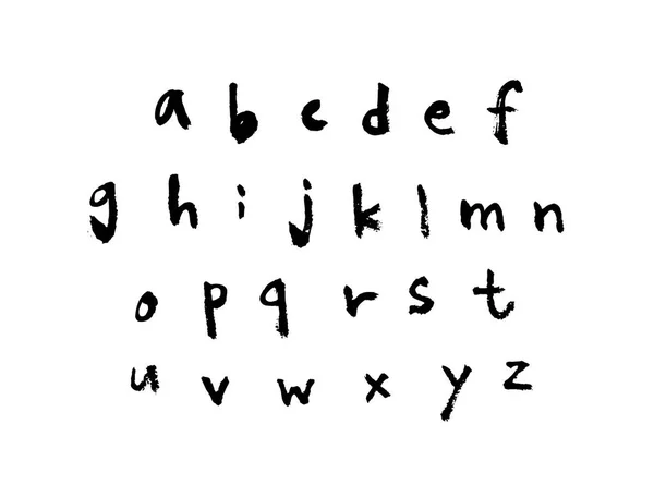 ベクトルフォント 手書き文字 — ストックベクタ