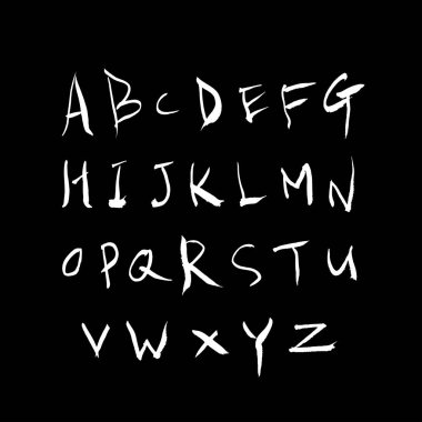 vektör yazı tipleri / el yazısı kaligrafi