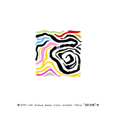 Zebra Baskı / çizilmiş desen el resimleri - vektör