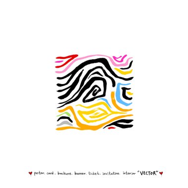 Zebra Baskı / çizilmiş desen el resimleri - vektör