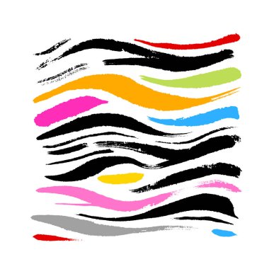 Zebra Baskı / çizilmiş desen el resimleri - vektör