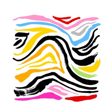 Zebra Baskı / çizilmiş desen el resimleri - vektör