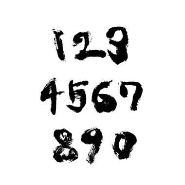 vektör yazı tipleri / el yazısı kaligrafi 