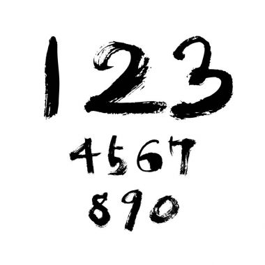 vektör yazı tipleri / el yazısı kaligrafi 