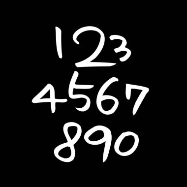 vektör yazı tipleri / el yazısı kaligrafi 