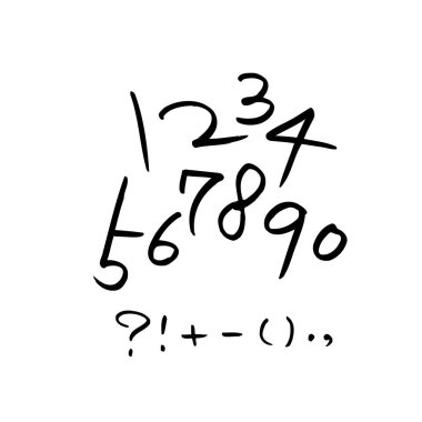 vektör yazı tipleri / el yazısı kaligrafi