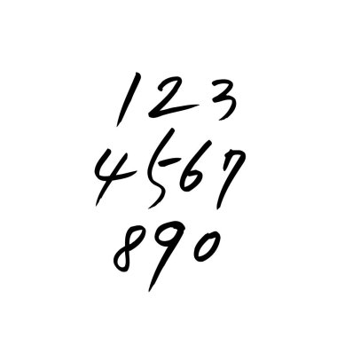 vektör yazı tipleri / el yazısı kaligrafi