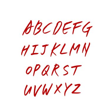 vektör yazı tipleri / el yazısı kaligrafi